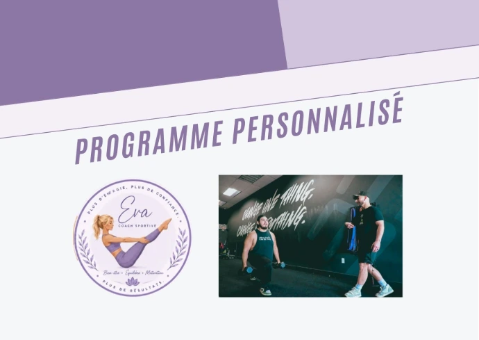 Programme personnalisé